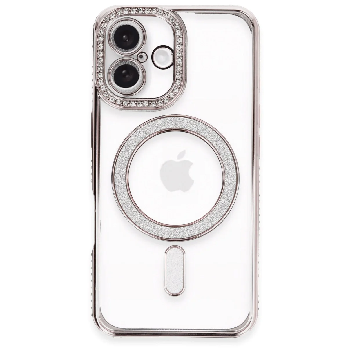 iPhone 16 Joke Simli Magneticsafe Kılıf - Pembe MagSafe Kılıfı ve 360 Koruma
