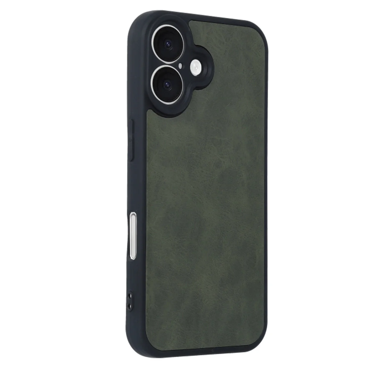 iPhone 16 Kılıf Aras Deri Kapak - Koyu Yeşil, Premium Deri ve 360° Koruma