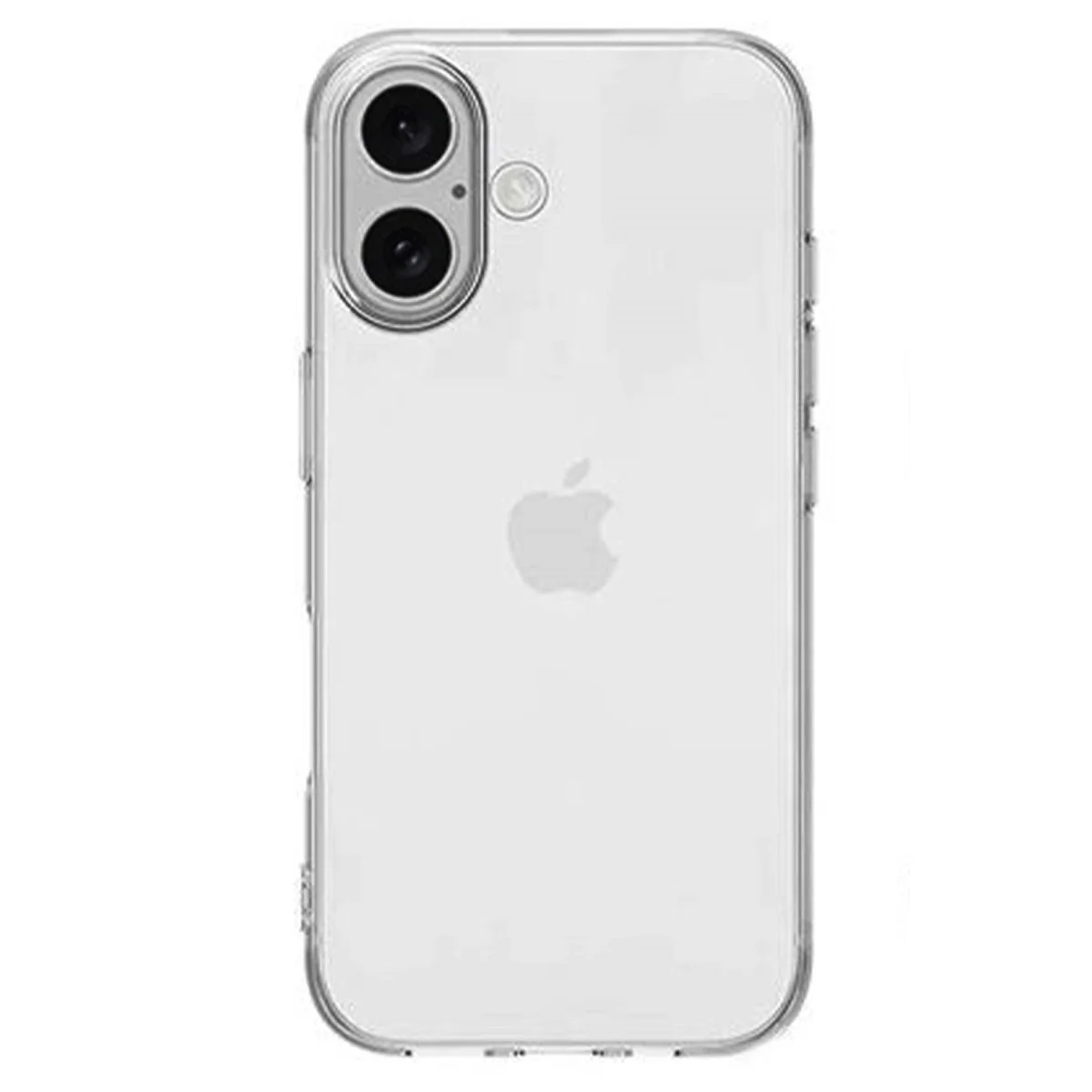 iPhone 16 Kılıf Lüx Şeffaf Silikon - Şeffaf Tasarım ve Mükemmel Koruma