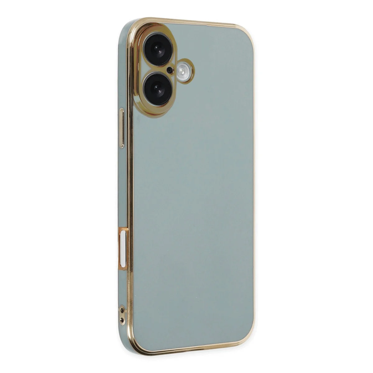 iPhone 16 Kılıf Volet Silikon - Açık Yeşil Premium Koruma Kılıfı