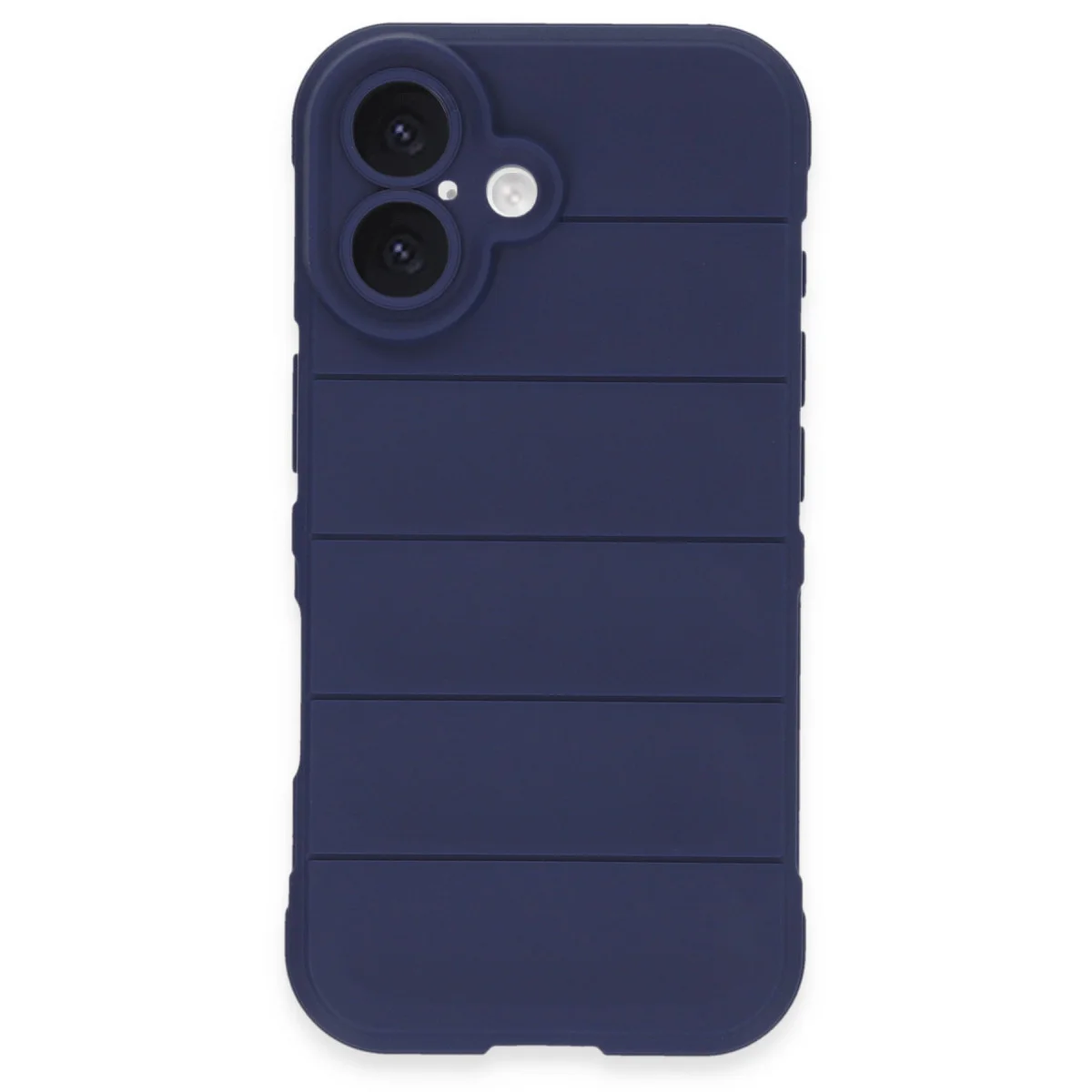 iPhone 16 Optimum Silikon Kılıf - Lacivert, Pürüzsüz ve Maksimum Koruma