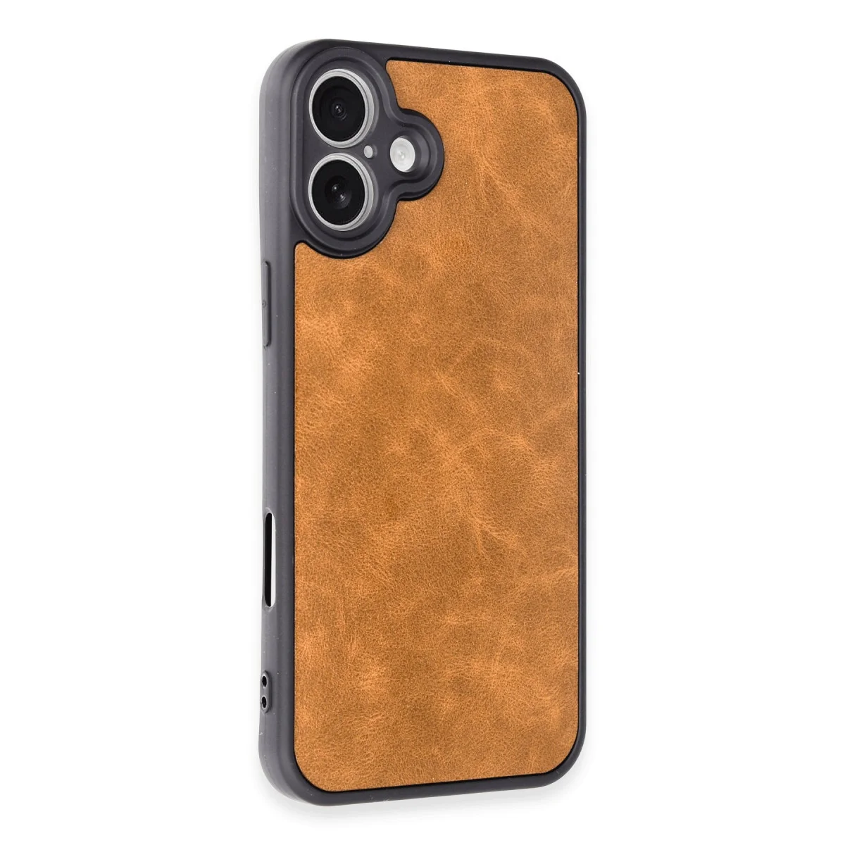 iPhone 16 Plus Aras Deri Kapak - Taba - Premium Koruma ve Şıklık