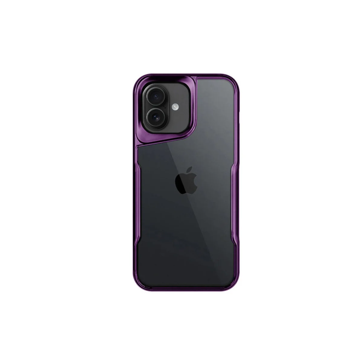 iPhone 16 Plus Derin Mor Mat Silikon Kılıf - Boyi Serisi Güvenli Tutuş ve Koruma