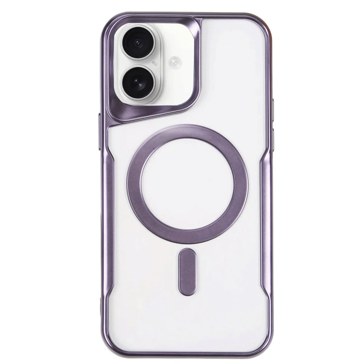 iPhone 16 Plus Derin Mor Silikon Kılıf - MagSafe Uyumlu ve 360° Tam Koruma