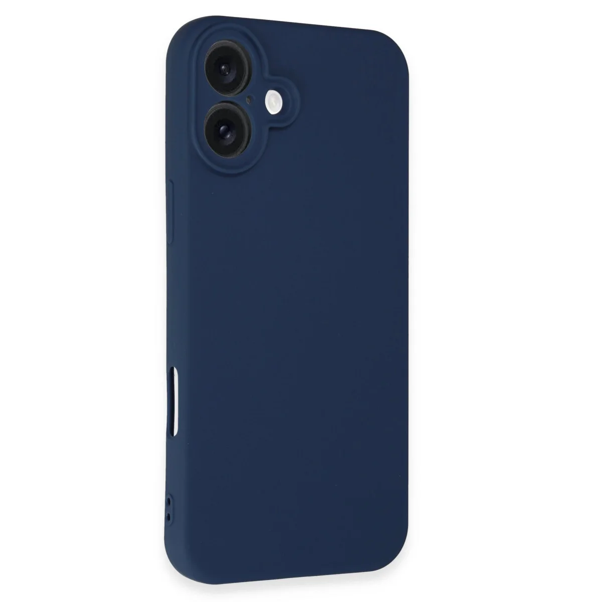 iPhone 16 Plus First Serisi Silikon Kılıf - Lacivert (Ultra İnce, Şık ve Maksimum Koruma)
