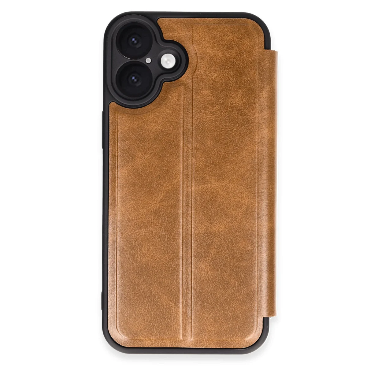 iPhone 16 Plus Flip Cover Kılıf - Taba - Premium Koruma ve Şıklık
