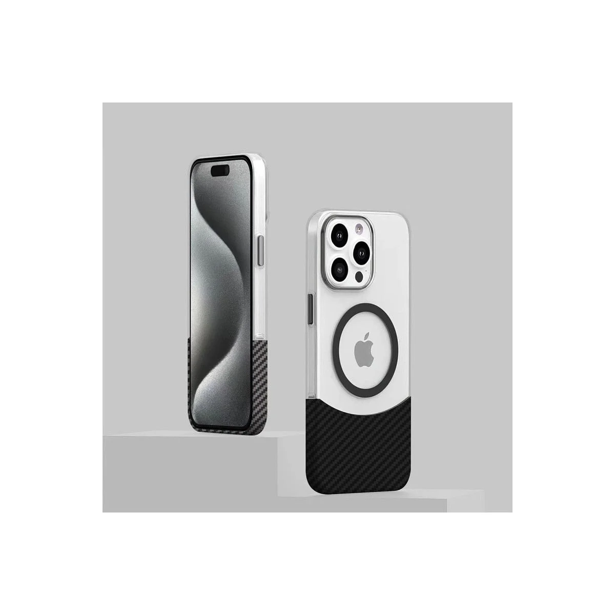 iPhone 16 Plus ile Uyumlu Carbon Puzzle Magsafe Kapak - Açık Mavi Fiyatı, Yorumları ve Özellikleri
