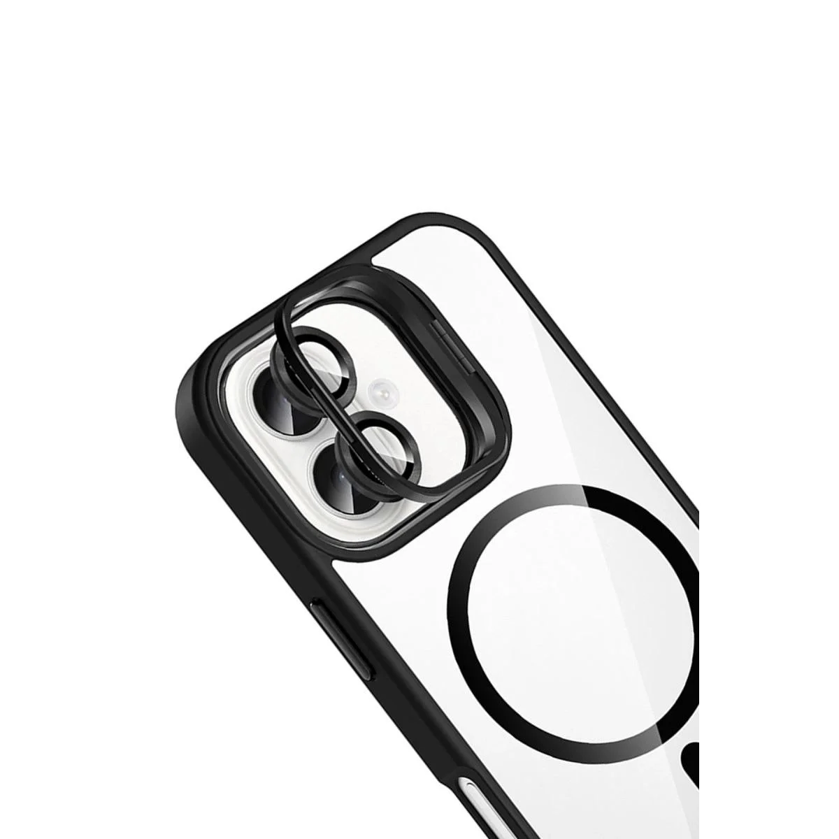 iPhone 16 Plus ile Uyumlu Remin Lensli MagSafe Standlı Kılıf - Siyah Fiyatı, Yorumları ve Özellikleri