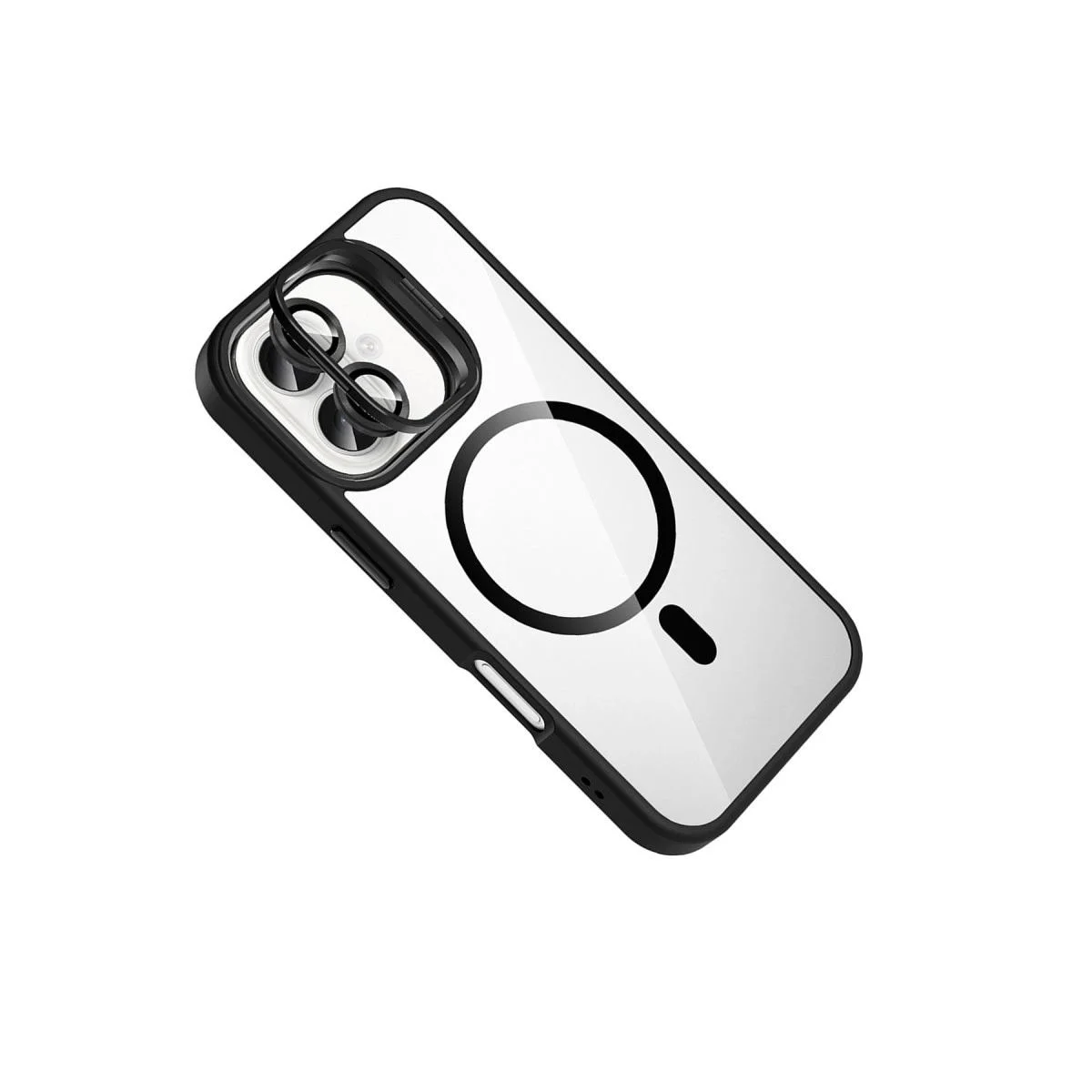 iPhone 16 Plus ile Uyumlu Remin Lensli MagSafe Standlı Kılıf - Siyah Fiyatı, Yorumları ve Özellikleri