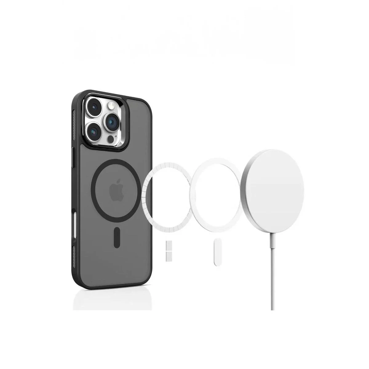iPhone 16 Plus ile Uyumlu Flet Lens MagSafe Kılıf - Turuncu, Lens Korumalı Darbe Önleyici Kapak Fiyatı, Yorumları ve Özellikleri