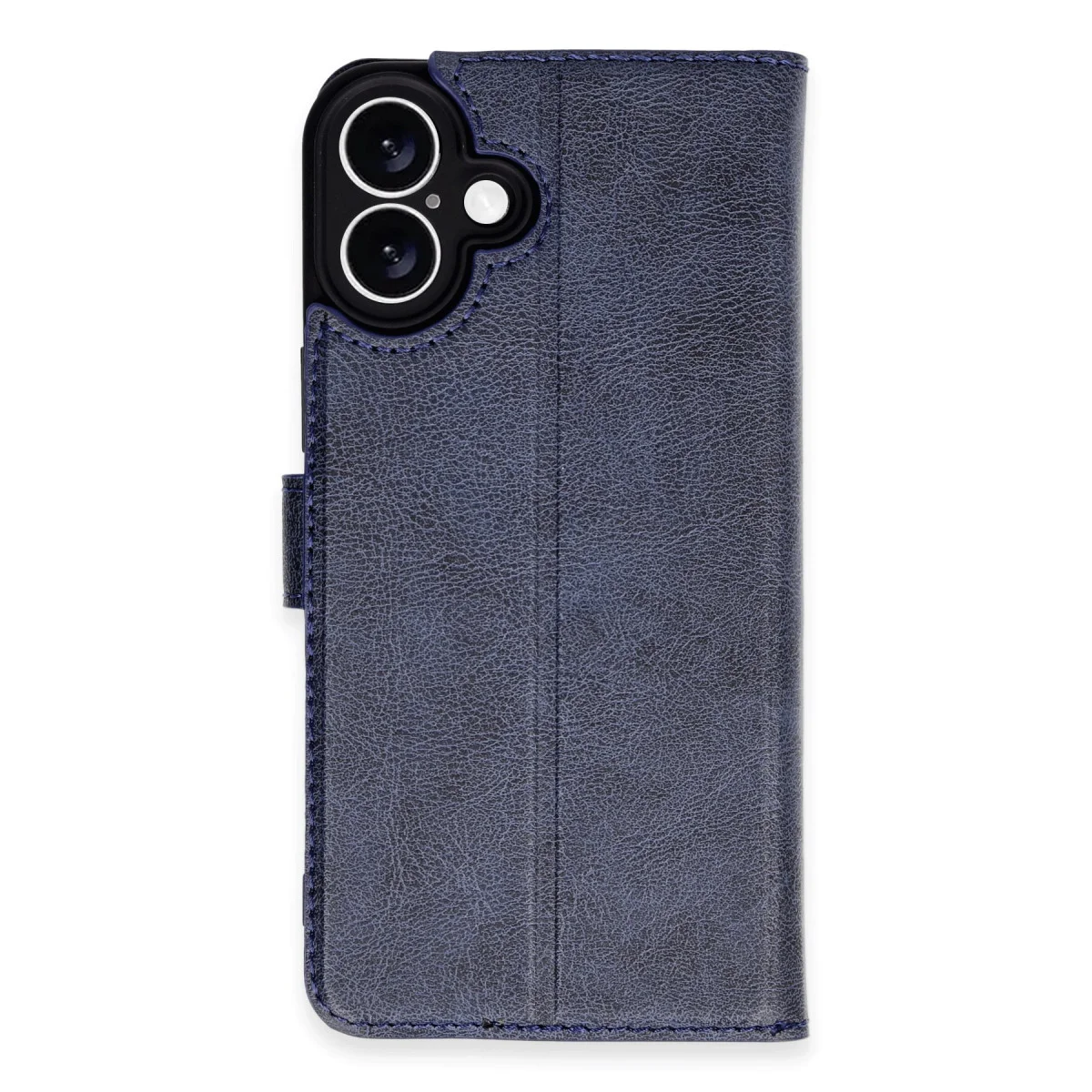iPhone 16 Plus Kılıf Trend S Plus - Lacivert Standlı ve Kartlı Kılıf