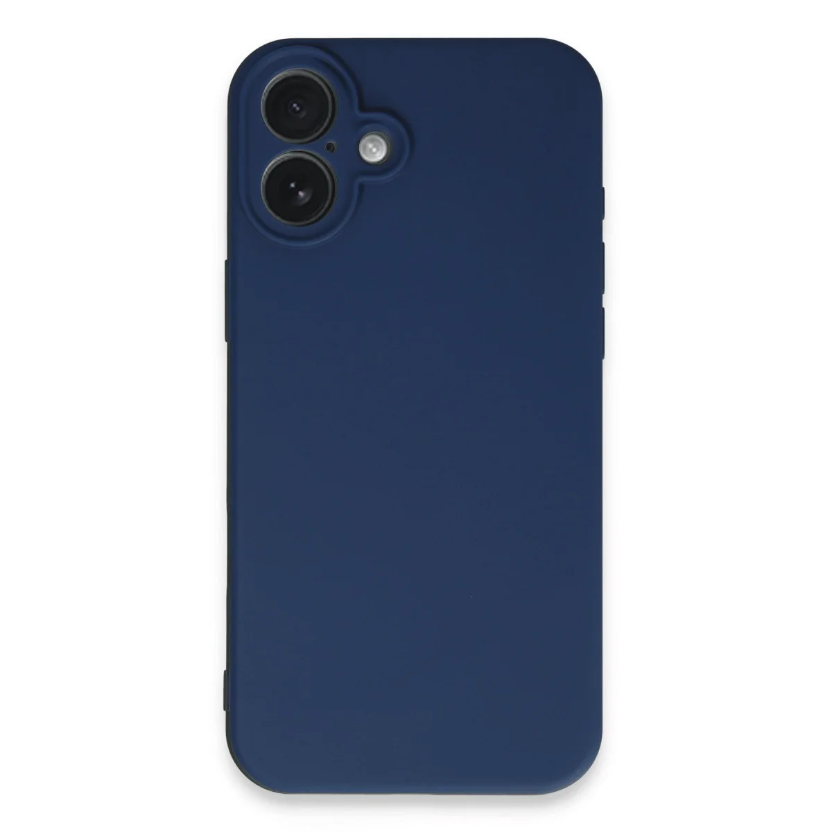 iPhone 16 Plus Nano İçi Kadife Kılıf - Lacivert (Yerli Üretim, Şık ve Güçlü Koruması)