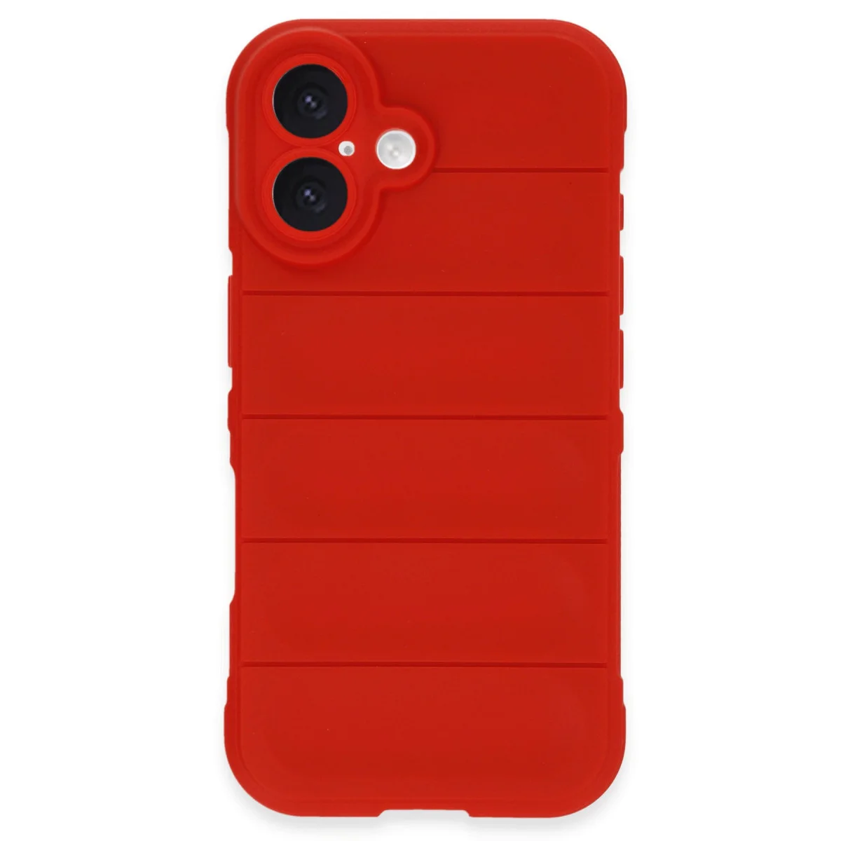 iPhone 16 Plus Optimum Silikon Kılıf - Kırmızı