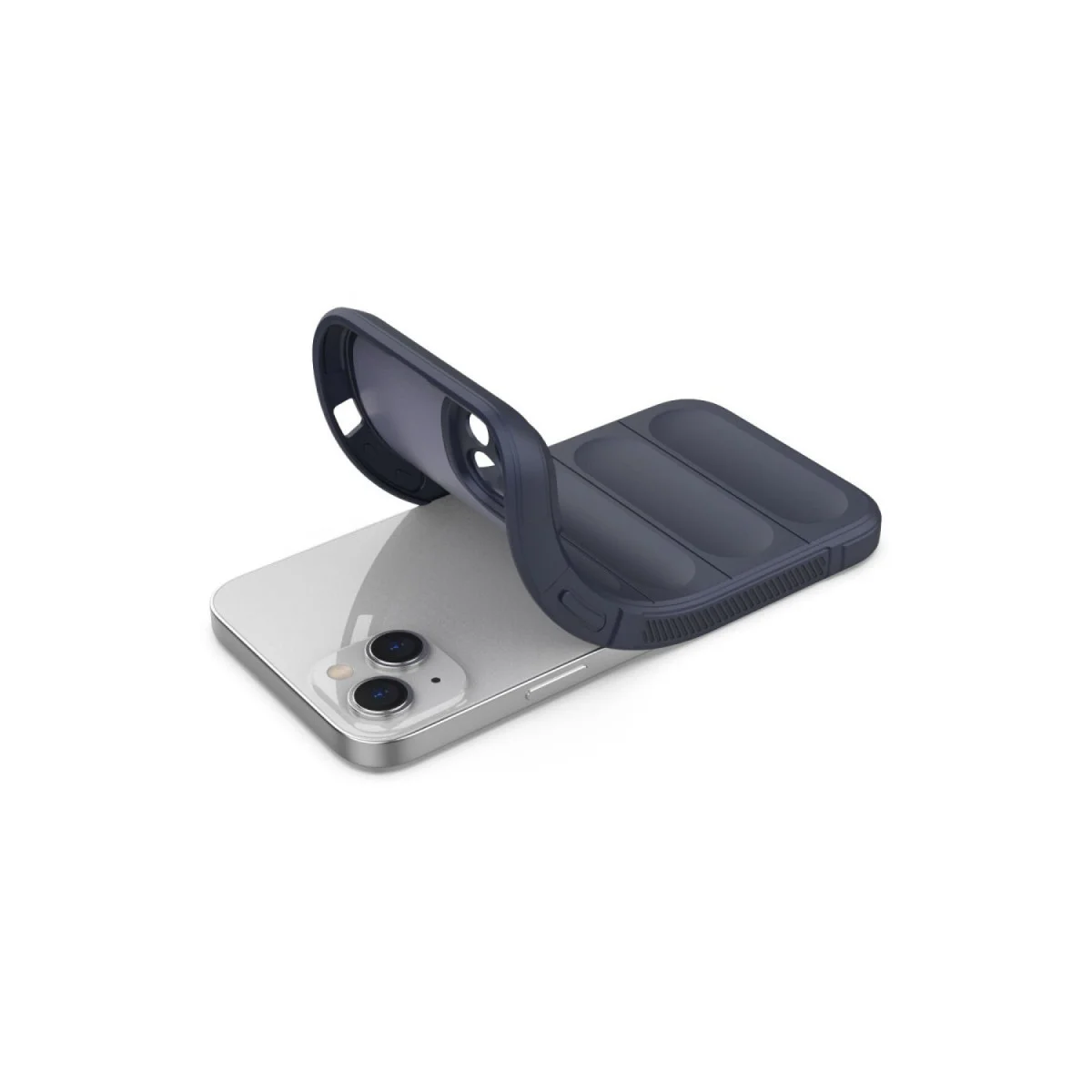 iPhone 16 Plus Optimum Silikon Kılıf - Lacivert, Çizilmelere Karşı Mükemmel Kalkan