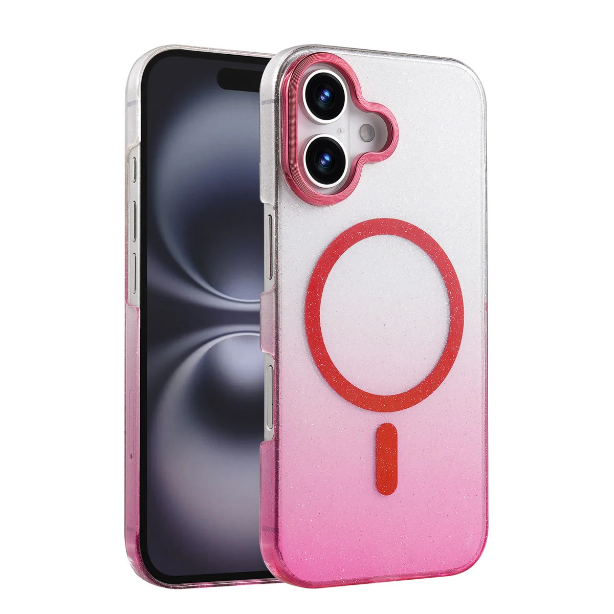 iPhone 16 Plus Pembe Magsafe Kapak - Şık ve Lüks Koruma