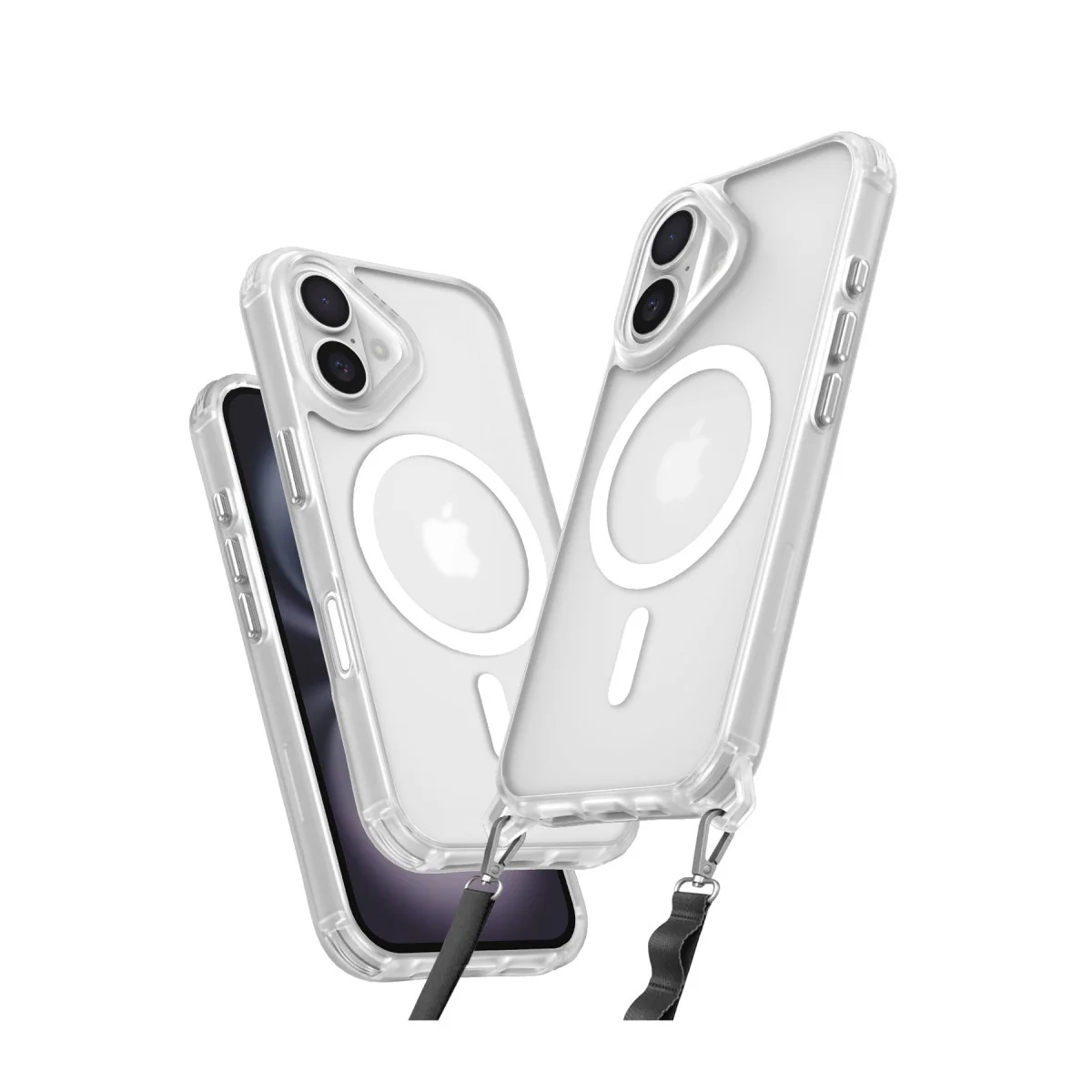 iPhone 16 Plus Silikon Kılıf - MagSafe Uyumlu, Airbag Köşe Korumalı Şeffaf Kılıf