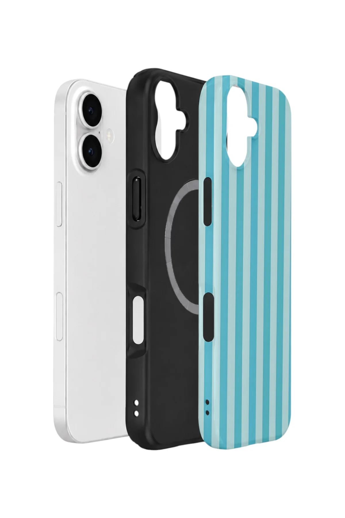 iPhone 16 Plus Vorian Çift Katmanlı MagSafe Kılıf Turquoise Riviera