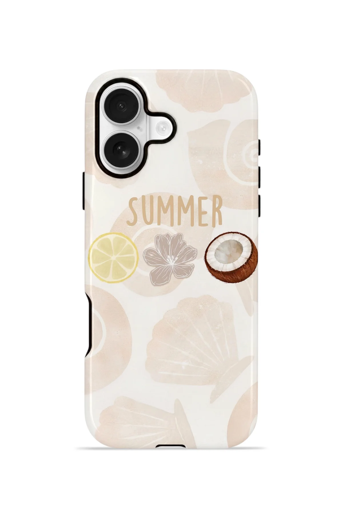 iPhone 16 Plus Vorian Yough Kılıf Coconut Summer Notes