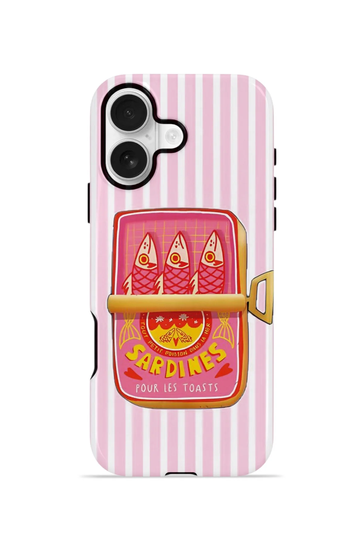 iPhone 16 Plus Vorian Çift Katmanlı Kılıf Sardine Club Pink