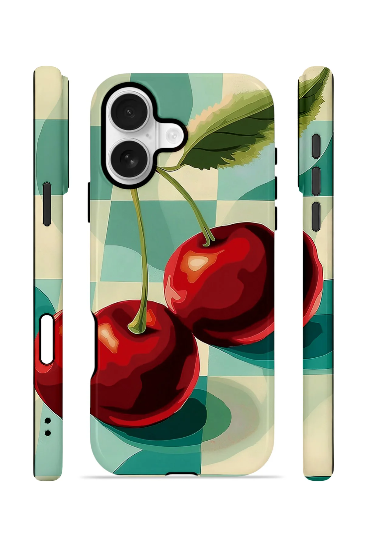 iPhone 16 Plus Vorian Yough Magsafe Kılıf Retro Cherry Pop