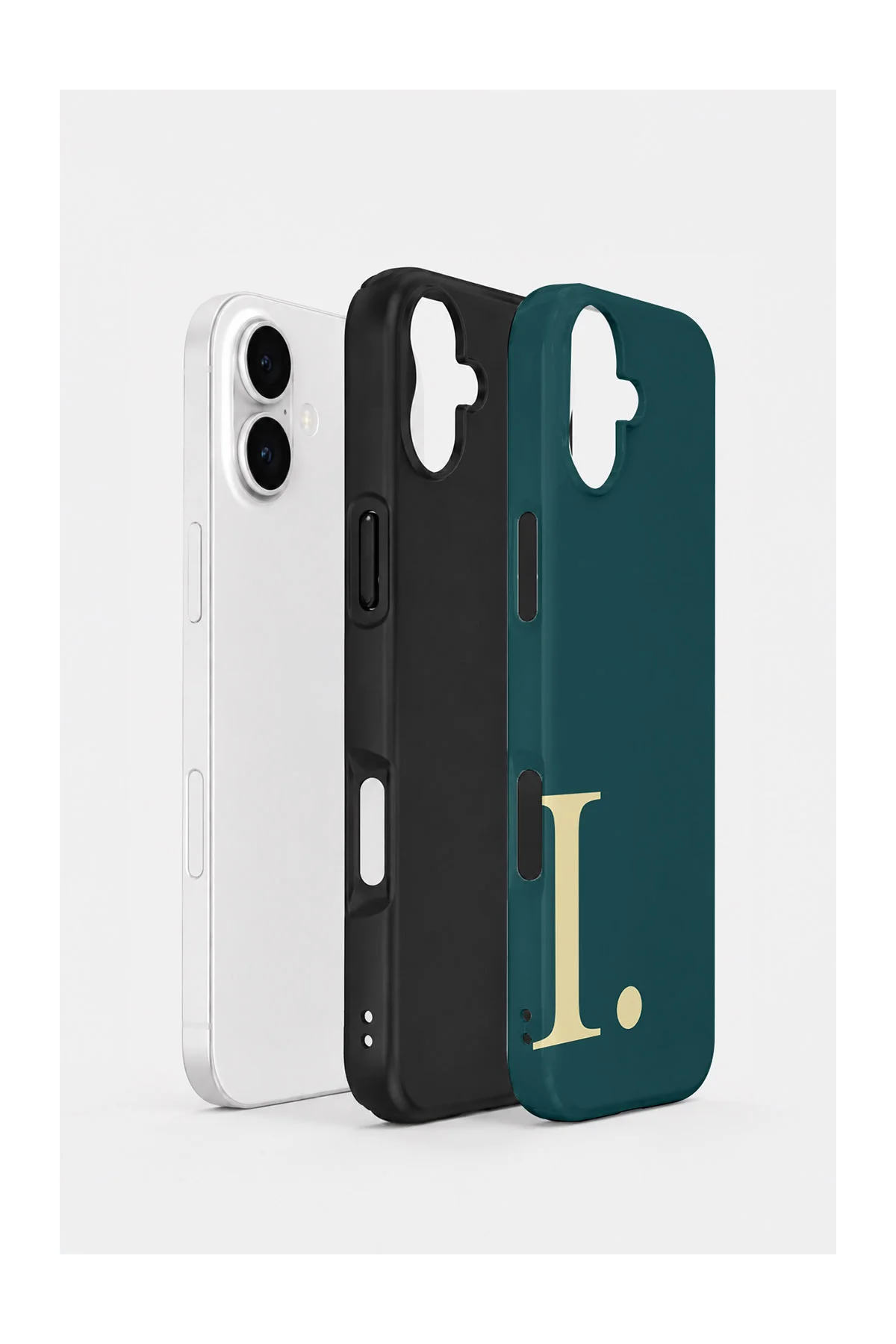 iPhone 16 Plus Vorian Çift Katmanlı Korumalı Kılıf Petrol Cream I iPhone 16 Plus Vorian Çift Katmanlı Korumalı Kılıf Petrol Cream I