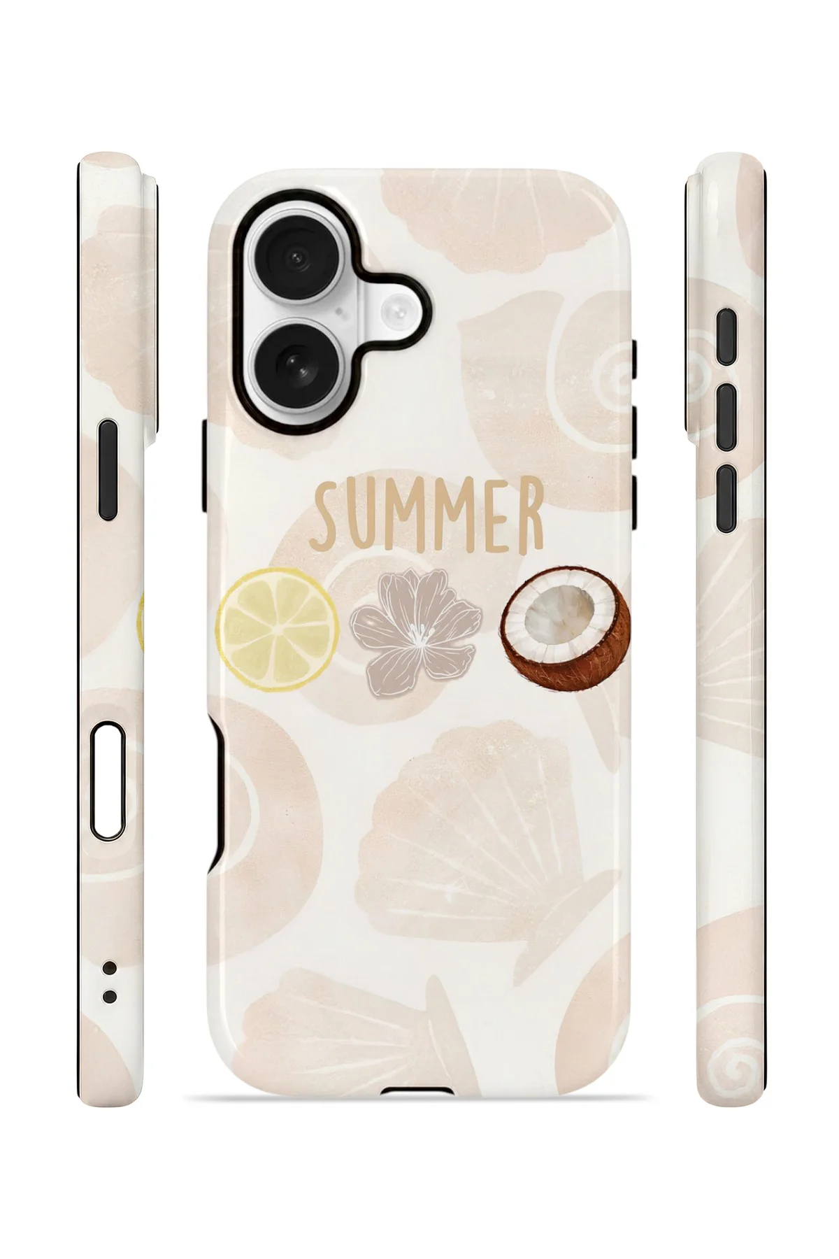 iPhone 16 Plus Vorian Yough Kılıf Coconut Summer Notes