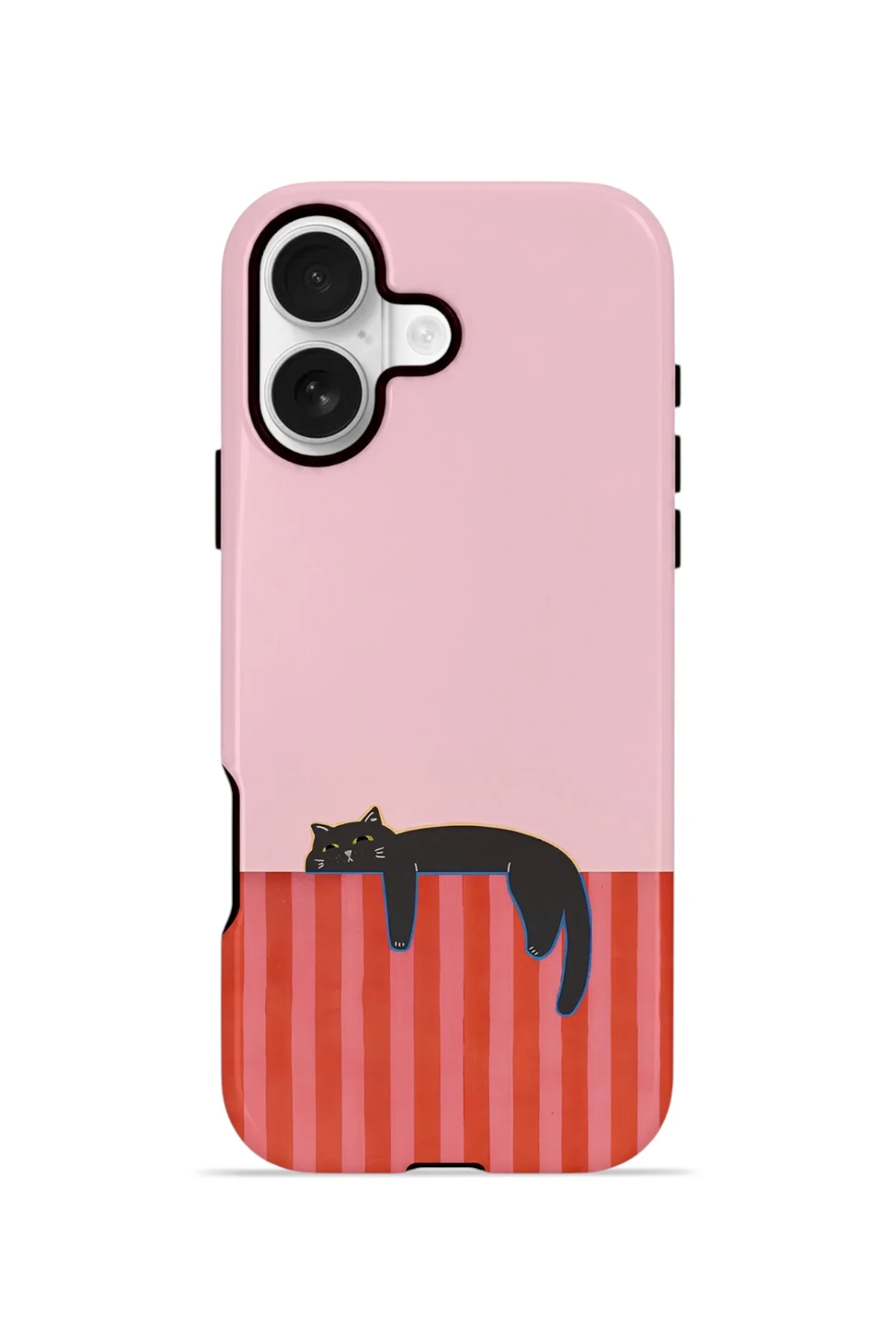 iPhone 16 Plus Vorian Çift Katmanlı Kılıf Lazy Cat Sunset