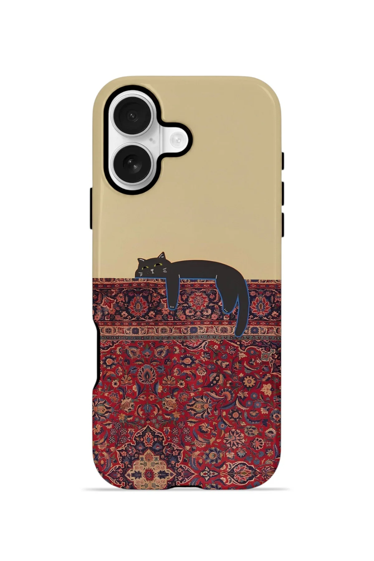 iPhone 16 Plus Vorian Çift Katmanlı Kılıf Persian Cat Lounge
