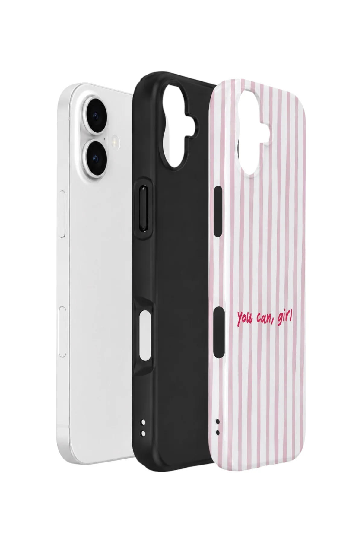 iPhone 16 Plus Vorian Çift Katmanlı Kılıf You Can Girl