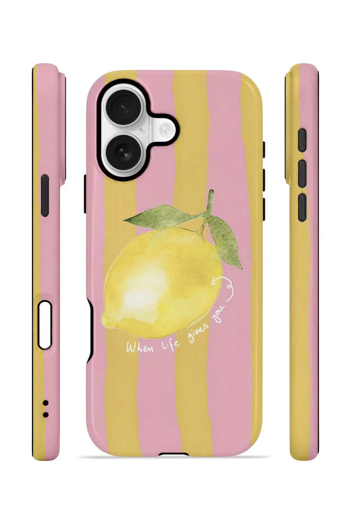 iPhone 16 Plus Vorian Yough Kılıf Pink Lemon Muse