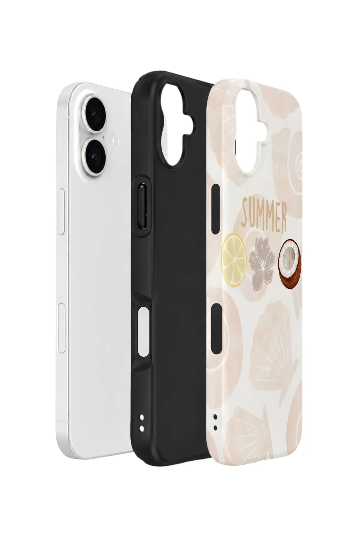 iPhone 16 Plus Vorian Yough Kılıf Coconut Summer Notes