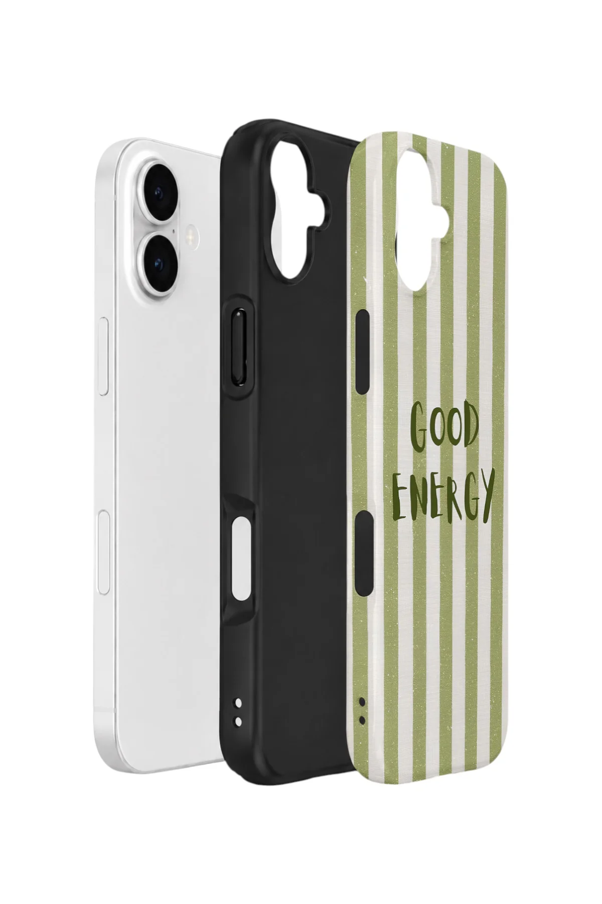 iPhone 16 Plus Vorian Yough Kılıf Good Energy Olive