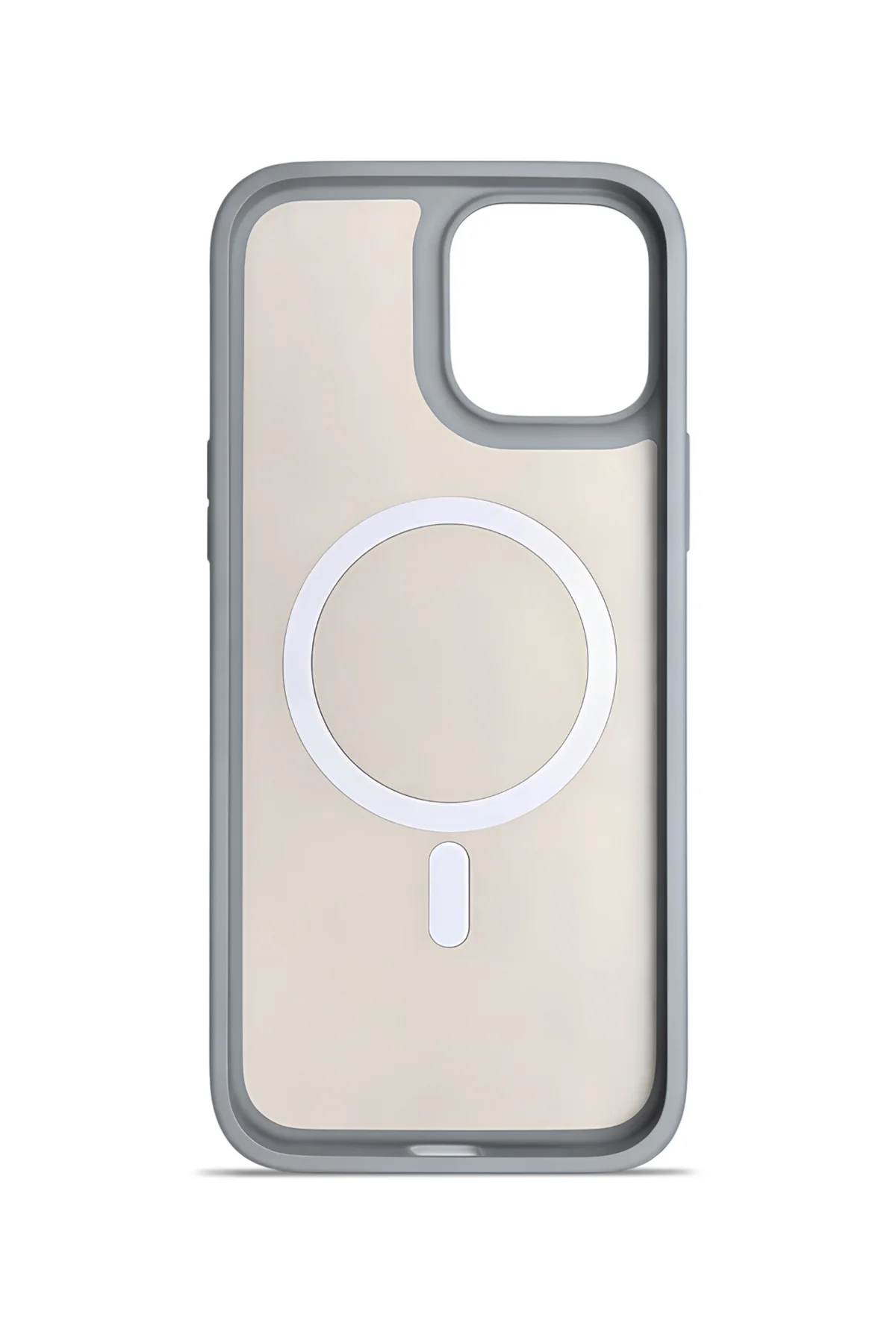 iPhone 16 Pro 6.3" MagSafe Destekli Premium Soft Silikon Kılıf Gr