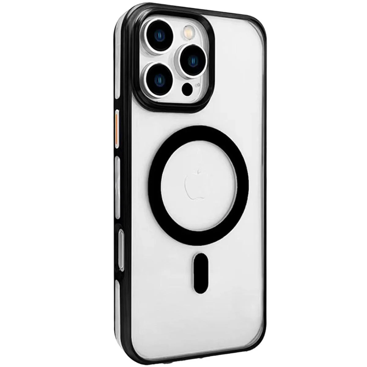 iPhone 16 Pro ile Uyumlu MagSafe Kılıf - Gleam PC Sert Şeffaf-Siyah Koruyucu Kılıf Fiyatı, Yorumları ve Özellikleri