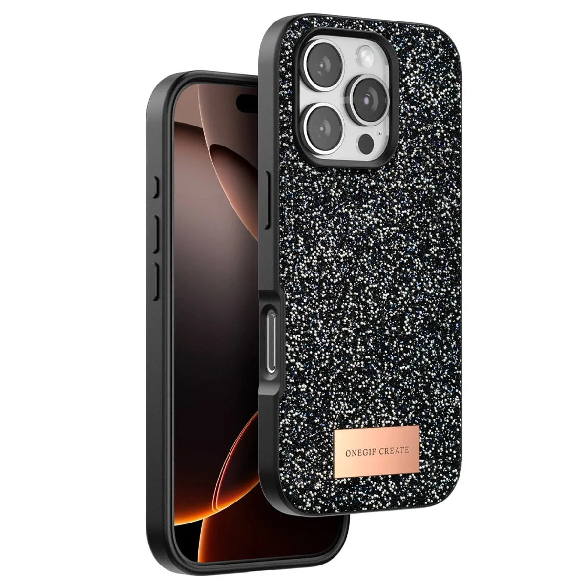 iPhone 16 Pro ile Uyumlu Simli Kapak - Siyah Boncuk İşlemeli Fiyatı, Yorumları ve Özellikleri