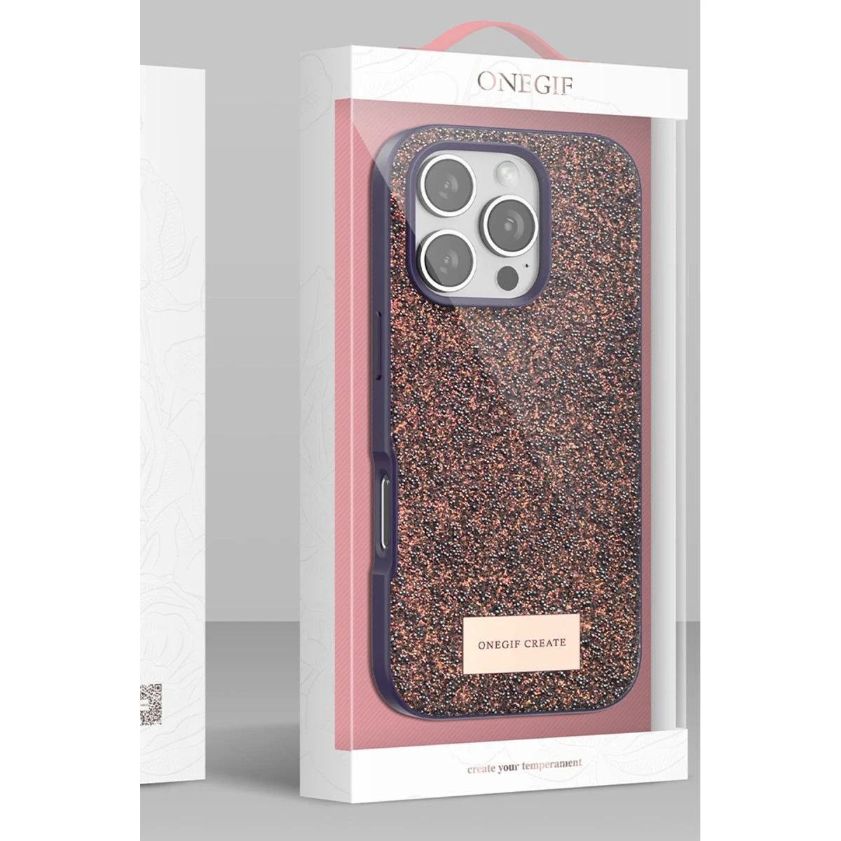 iPhone 16 Pro ile Uyumlu Simli Kapak - Gold Boncuk İşlemeli Şık Telefon Kılıfı Fiyatı, Yorumları ve Özellikleri