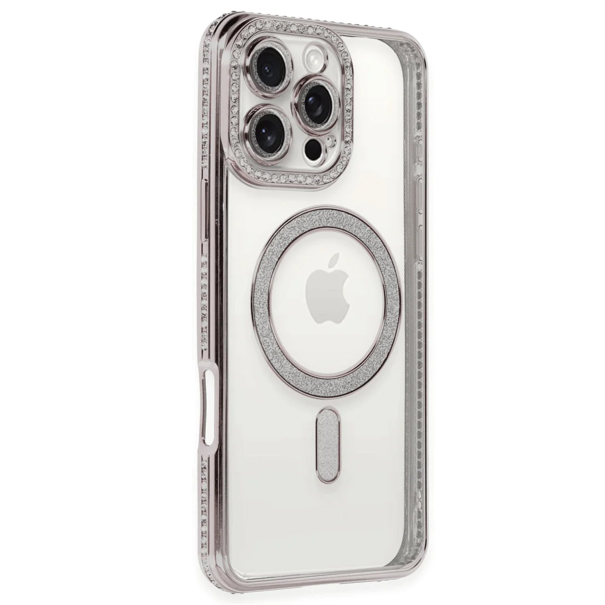 iPhone 16 Pro Joke Simli Magnetik Kılıf - Pembe