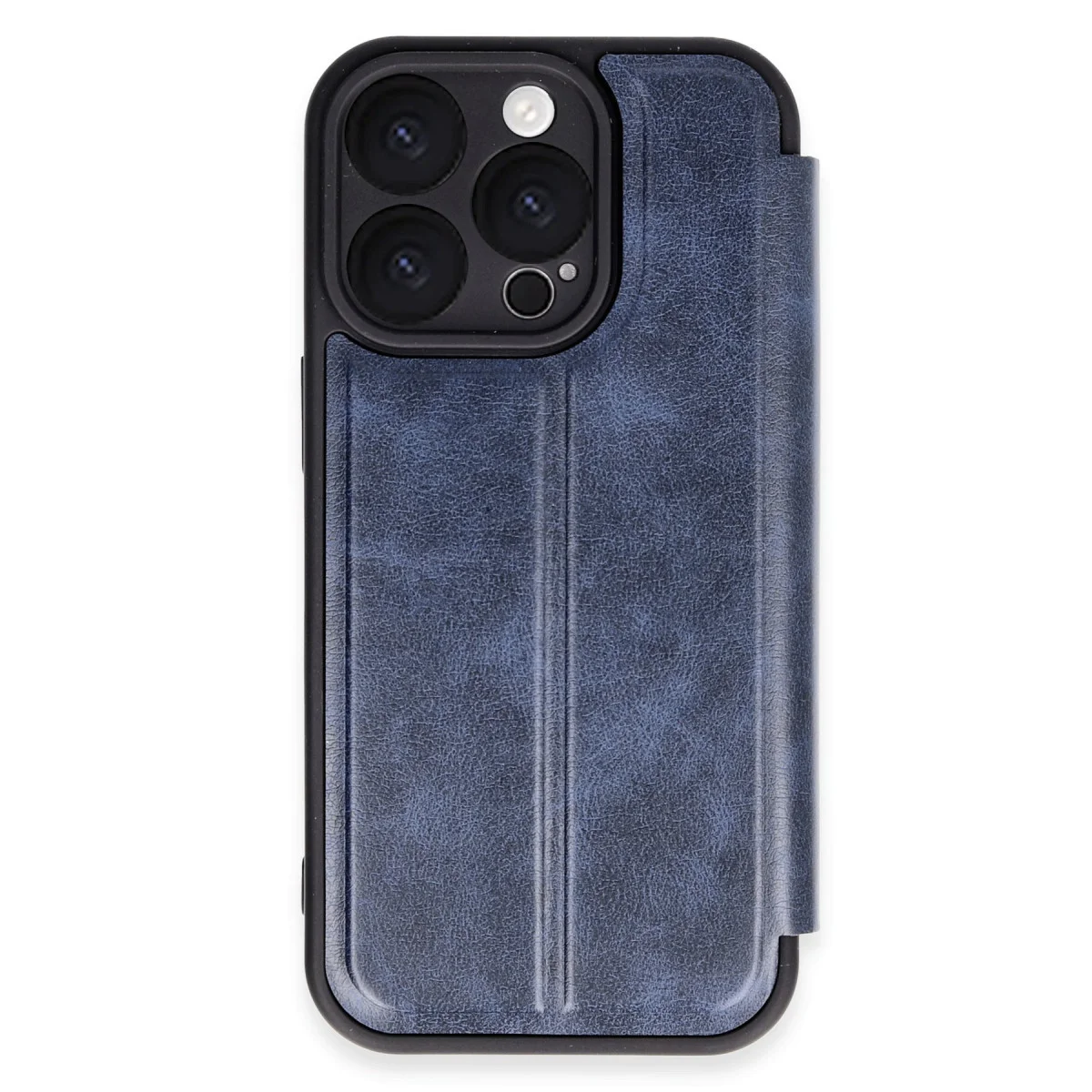 iPhone 16 Pro Kılıf Flip Cover - Lacivert Premium Koruma ve Şıklık