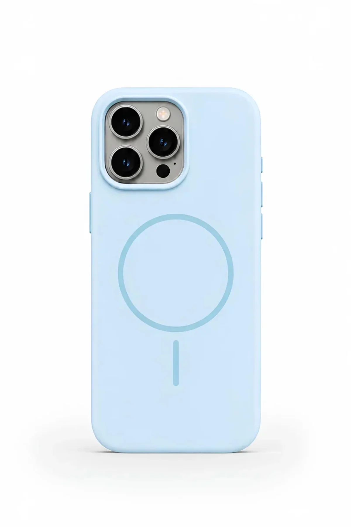 iPhone 16 Pro Mag Core Akıllı MagSafe Animasyonlu Silikon Kılıf Lila