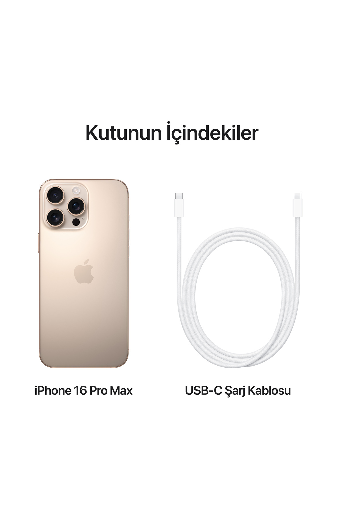 Apple İphone 16 Pro Max 256Gb Çöl Titanyum