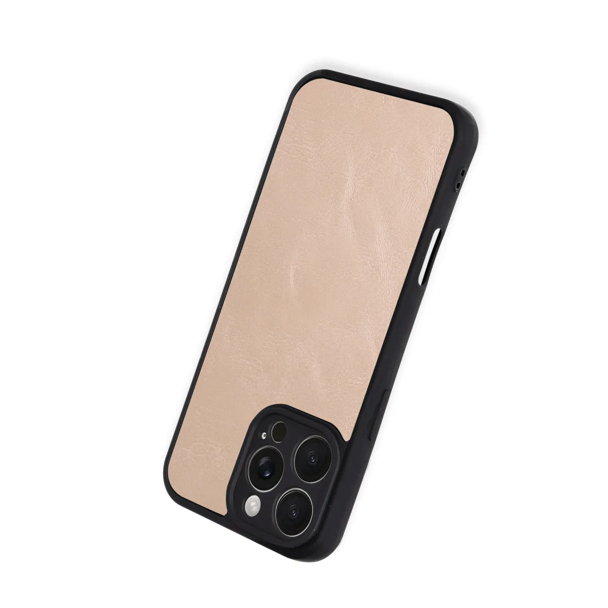 iPhone 16 Pro Max Aras Deri Kapak - Pudra, Premium Güvenlik ve Şıklık