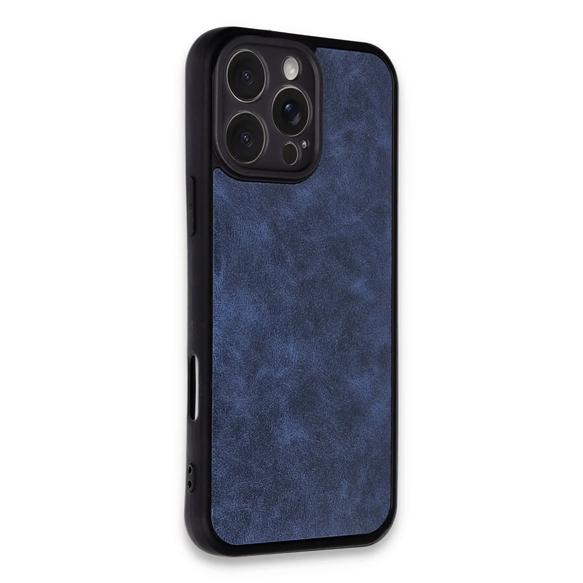 iPhone 16 Pro Max Aras Deri Kapak - Lacivert