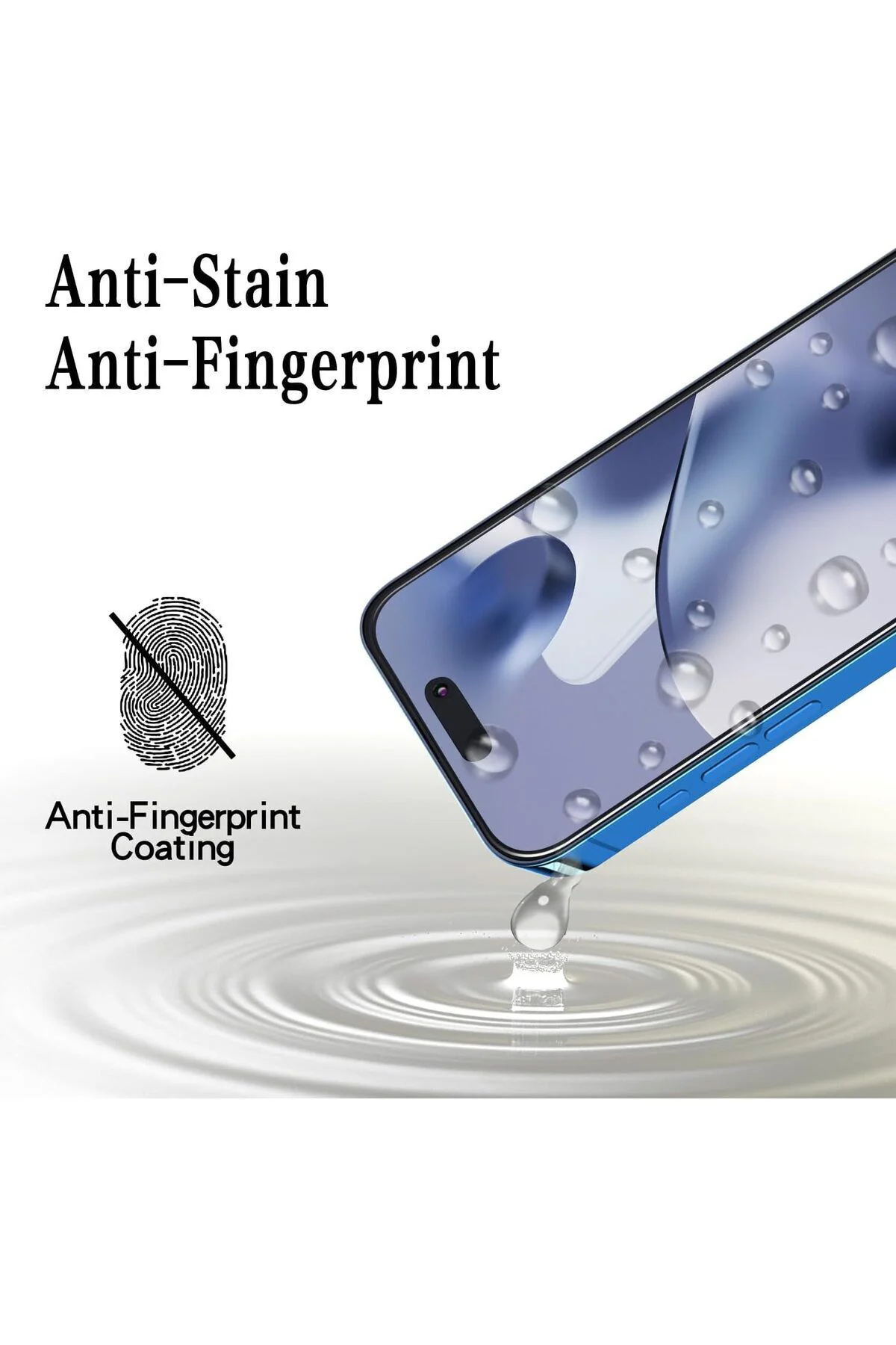iPhone 16 Pro Max İçin Dayanıklı Cam Ekran Koruyucu %100 Hassasiy