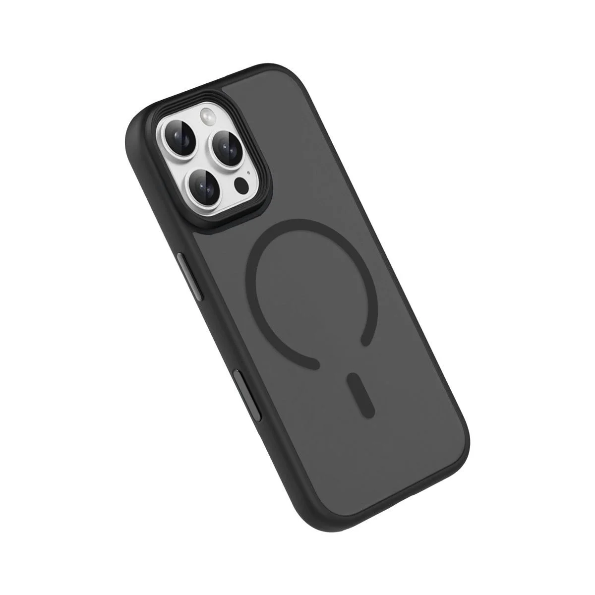 iPhone 16 Pro Max ile Uyumlu Megane MagSafe Kılıf - Siyah, Askeri Sınıf Koruma iPhone 16 Pro Max ile Uyumlu Megane MagSafe Kılıf - Siyah, Askeri Sınıf Koruma