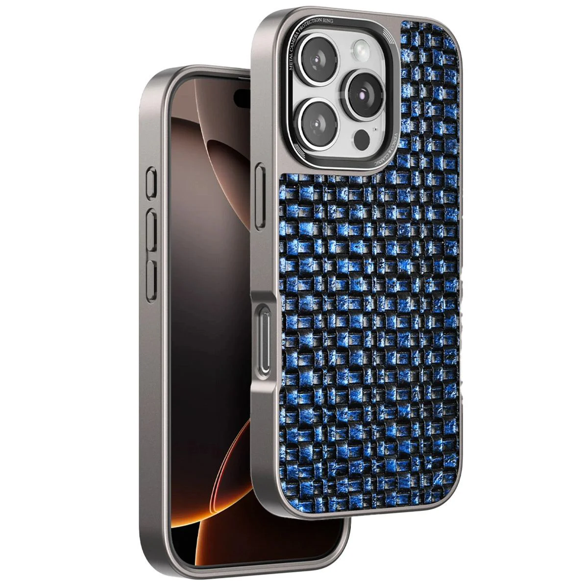 iPhone 16 Pro Max ile Uyumlu Kılıf - Lacivert Deri Kapak, Darbeye Dayanıklı iPhone 16 Pro Max ile Uyumlu Kılıf - Lacivert Deri Kapak, Darbeye Dayanıklı