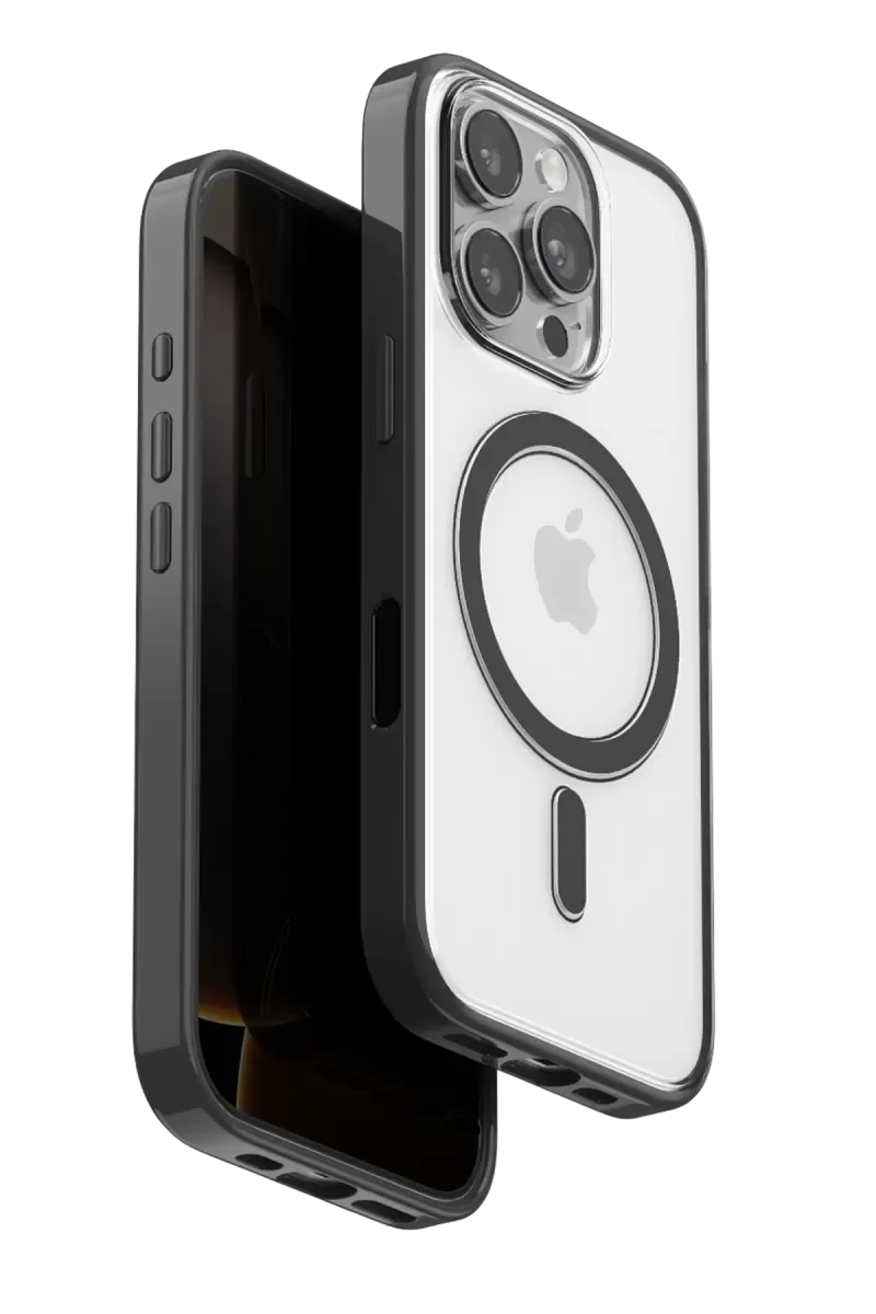 iPhone 16 Pro Max ile Uyumlu Joly MagSafe Kılıf - Siyah, Düşme ve Çizilmelere Karşı Üst Düzey Koruma