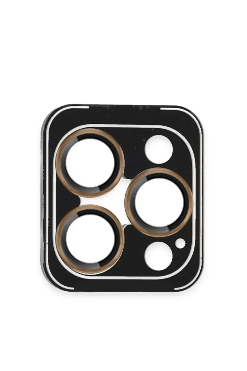 iPhone 16 Pro Max ile Uyumlu PVD Metal Kamera Lens Koruyucu - Gold Fiyatı, Yorumları ve Özellikleri