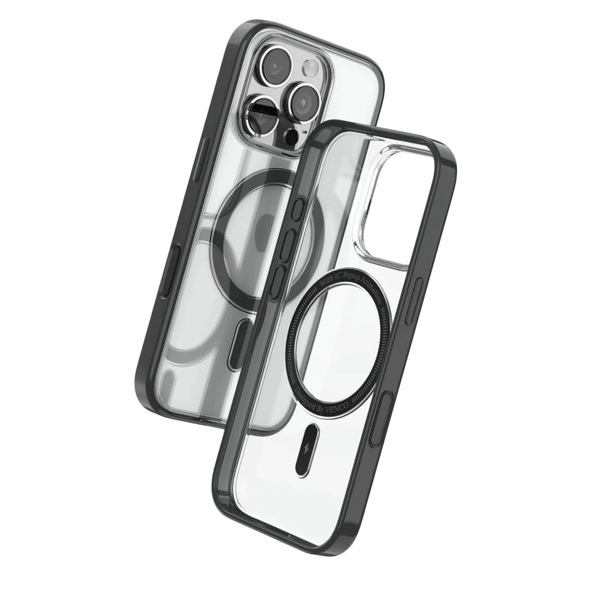 iPhone 16 Pro Max ile Uyumlu Joly MagSafe Kılıf - Siyah Şeffaf Manyetik Koruma Fiyatı, Yorumları ve Özellikleri