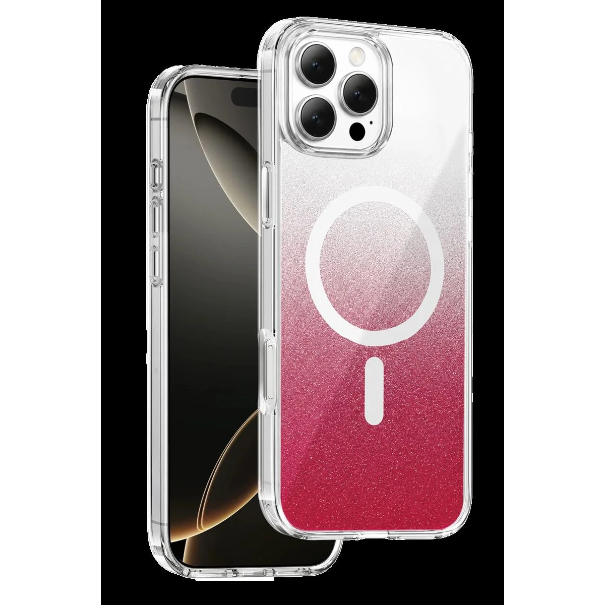 iPhone 16 Pro Max ile Uyumlu Sora Simli Magsafe Kılıf - Kırmızı | Parmak İzi Bırakmaz Fiyatı, Yorumları ve Özellikleri