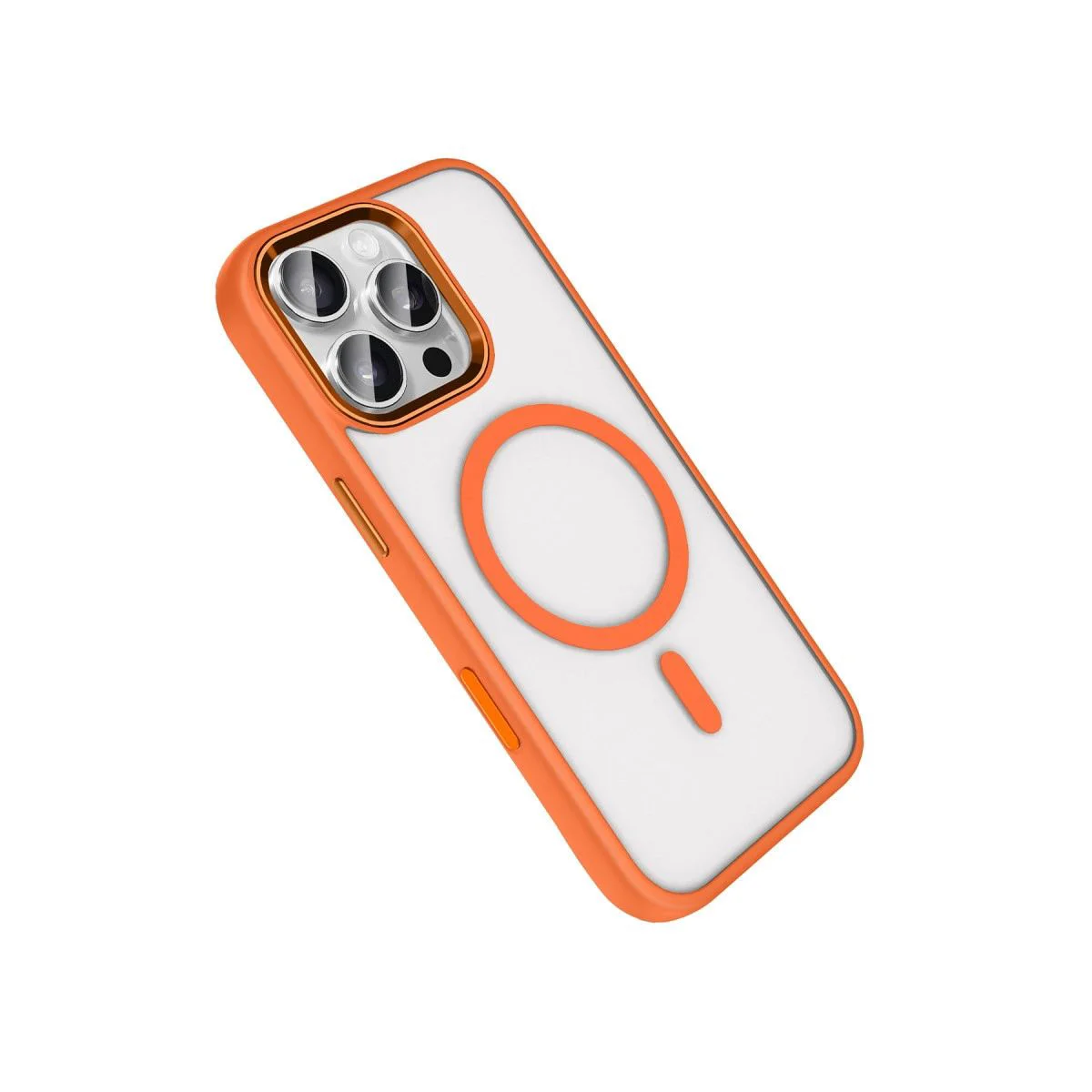 iPhone 16 Pro Max ile Uyumlu Terea MagSafe Kılıf - Turuncu, Askeri Sınıf Koruma iPhone 16 Pro Max ile Uyumlu Terea MagSafe Kılıf - Turuncu, Askeri Sınıf Koruma